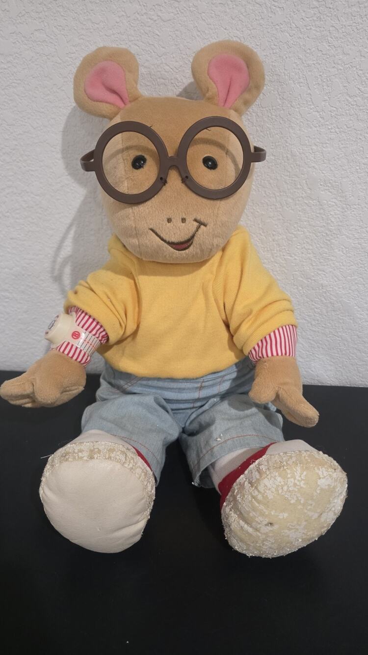 Vintage 1998 Microsoft Actimates ARTHUR Interactive Talking Plush Toy 22”Works